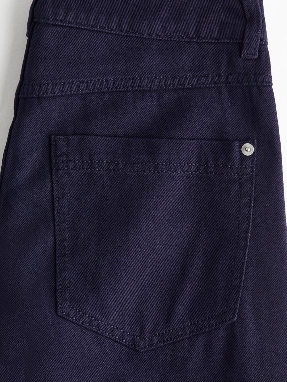 H&M Divided Navy Blue Cotton Twill Pants - Picture 11 of 12